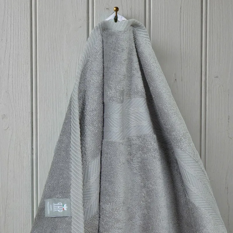 PlushAura Cotton Towel Sets (Grey) - Set of Four media 4