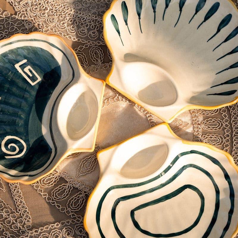 Sea Dive Ceramic Chip & Dip Platter - Set of Three media 3