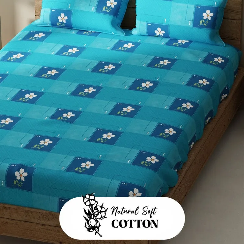 Ruvin Bedsheet (Blue) - 115 GSM media 5