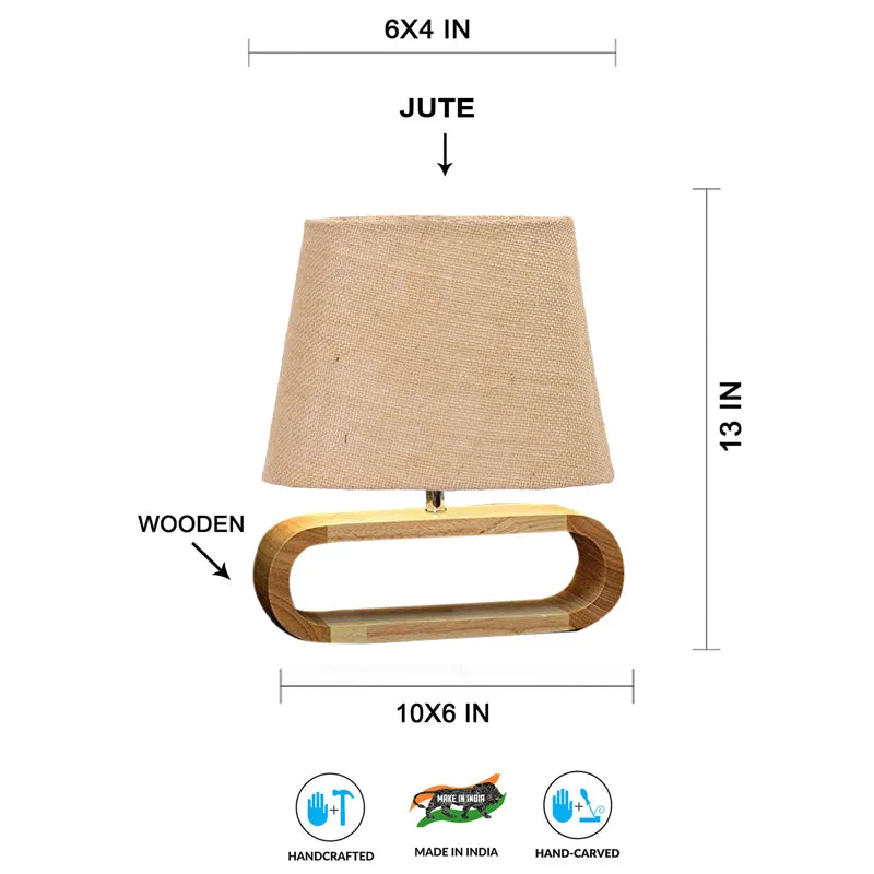 Sienna Curve Jute Table Lamp - Beige,Brown media 7
