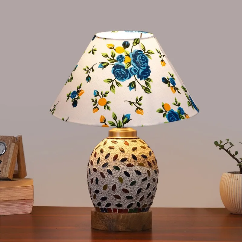 Elyra Fleur Wooden Table Lamp - Multicolor media 3