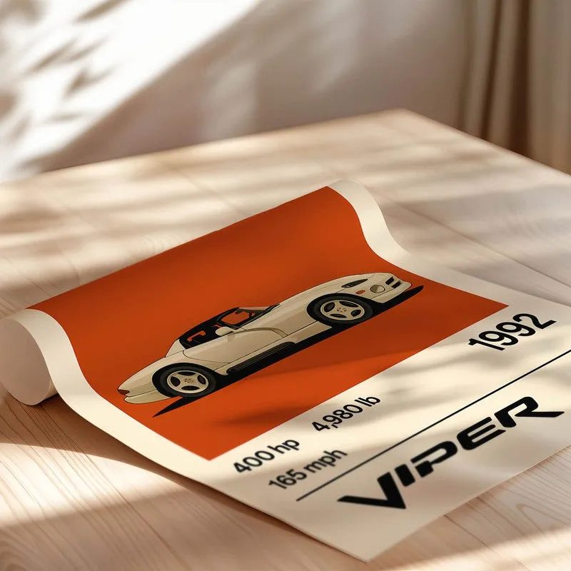 Dodge Viper Legacy Wall Poster media 5
