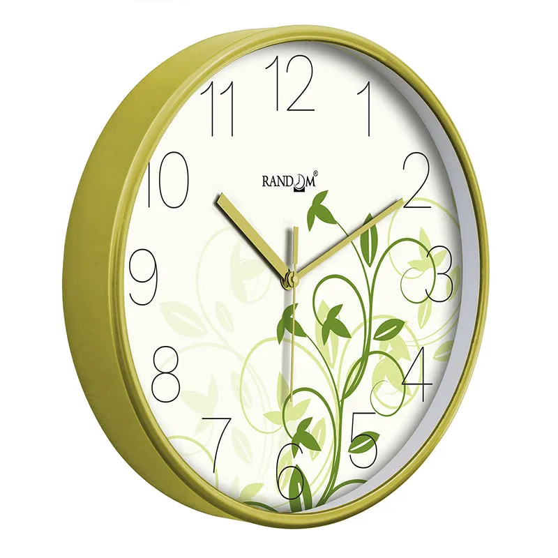 Petite Vines Plastic Analog Wall Clock media 5