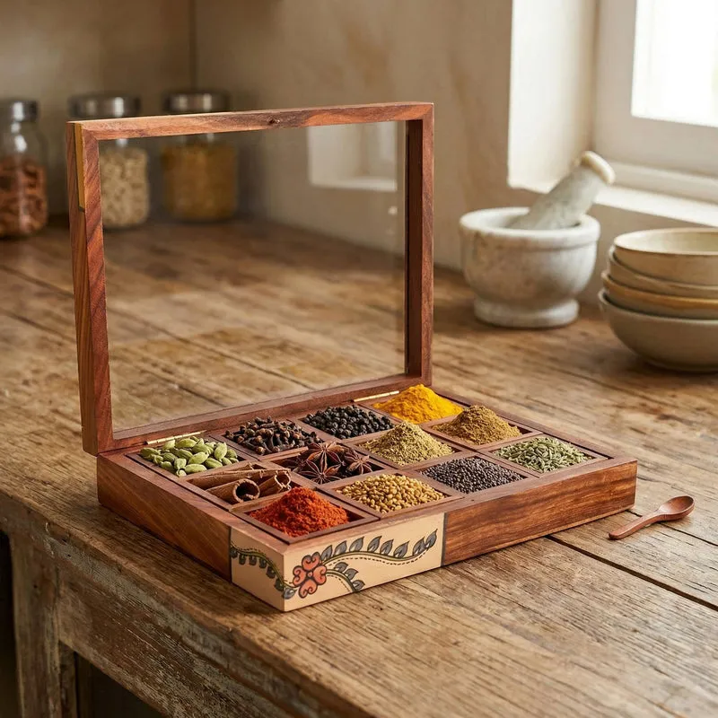 Kiaan Spice Box With Spoon media 7