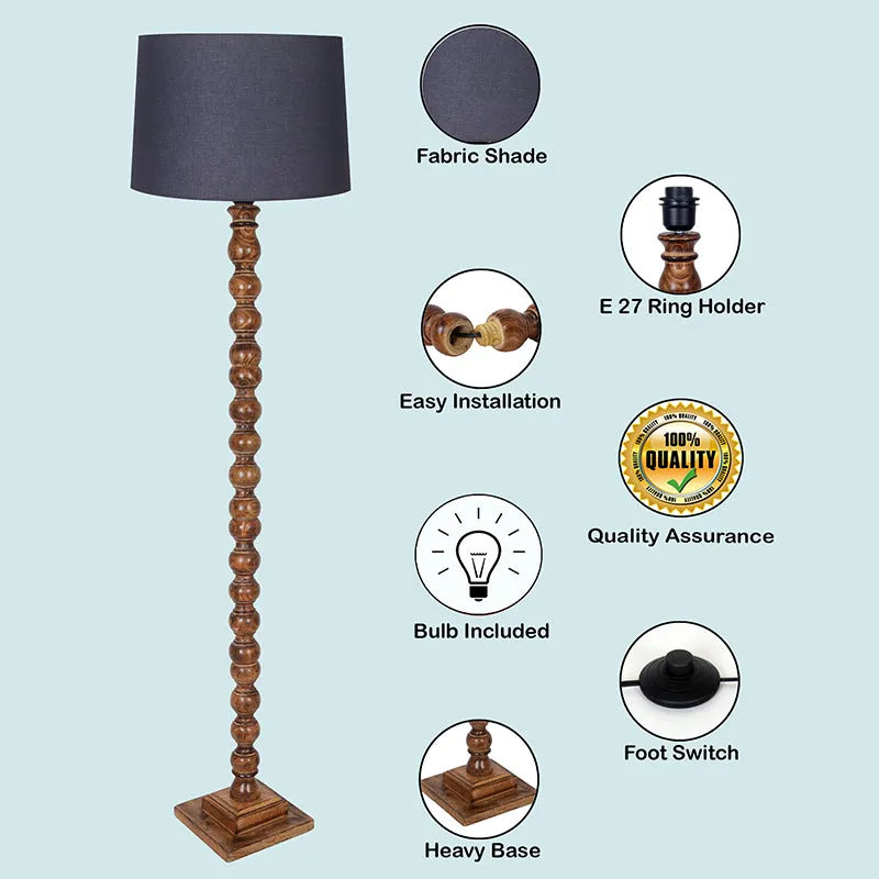 Elfin Noir Floor Lamp - Grey media 4