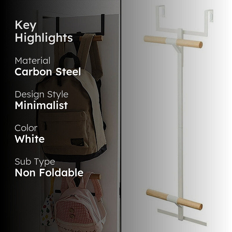 Vertica Carbon Steel Over-the-Door Rack media 2