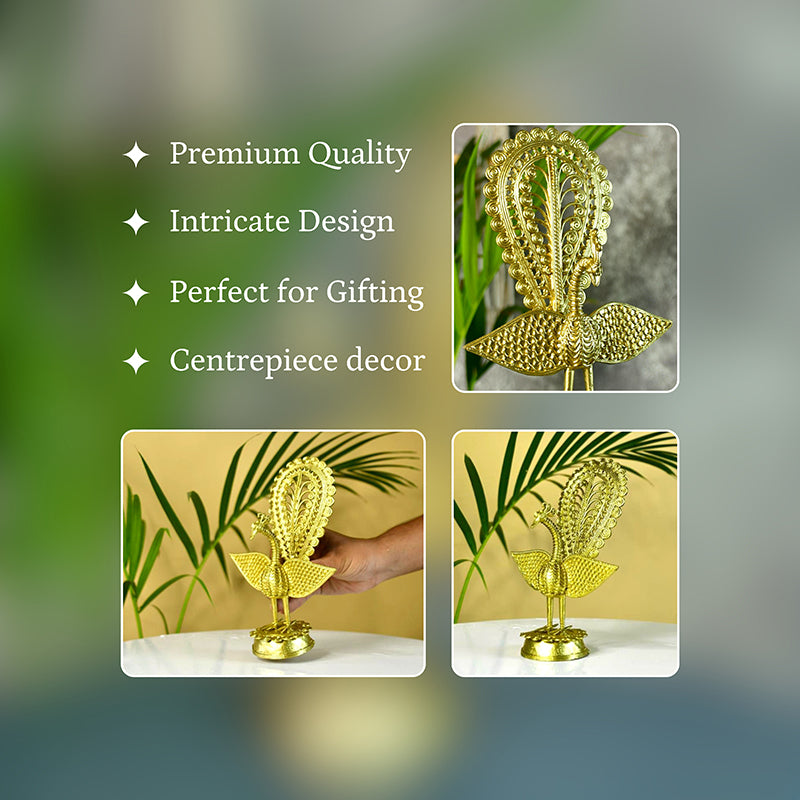 Mayoor Natan Brass Showpiece media 4
