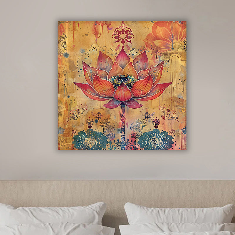 Lotus Meditation Wall Art media 2