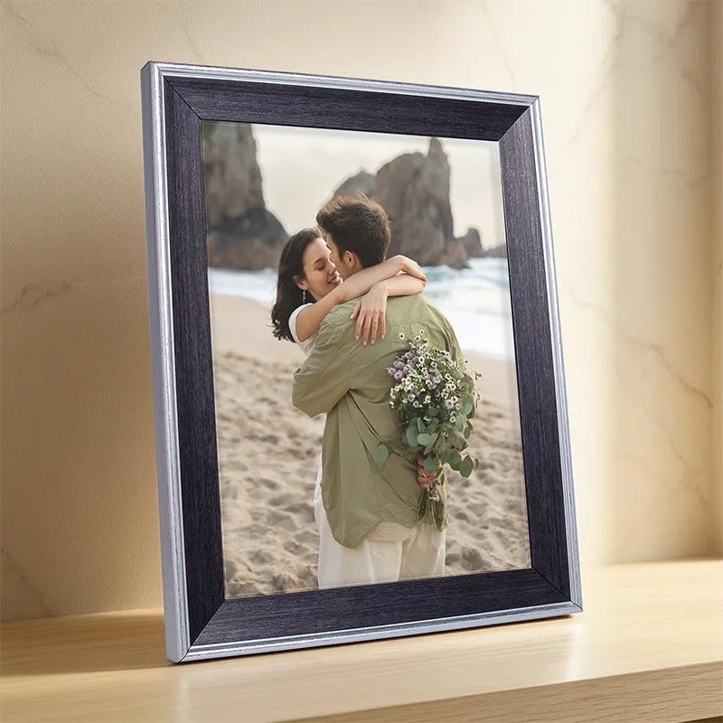 Elegant Vintage Style PVC Photo Frame - Black media 7