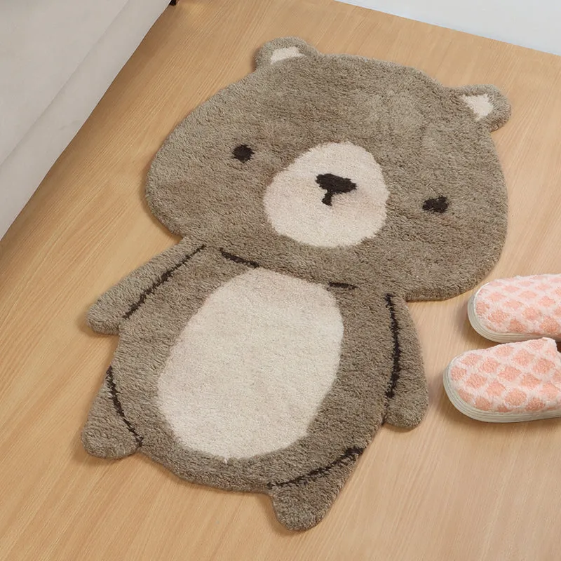 Teddy Steps Wool Bath Mat media 4