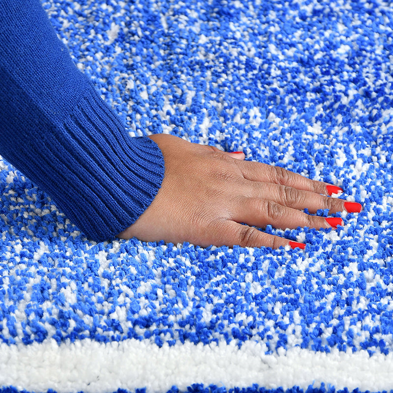 Luxe Anti Skid Bath Mat - Light Blue media 6