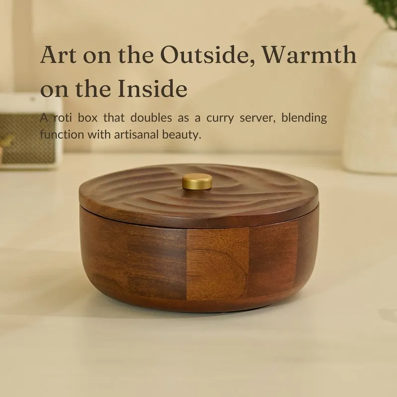 Saaj Mango Wood Casserole media 9