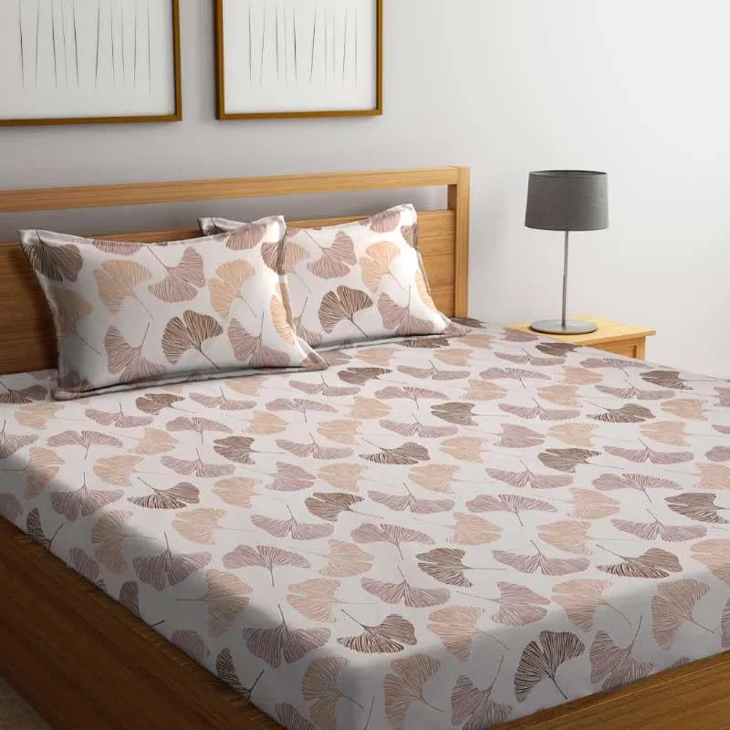 Merriamme Printed Microfiber Bedsheet - 130 GSM media 1