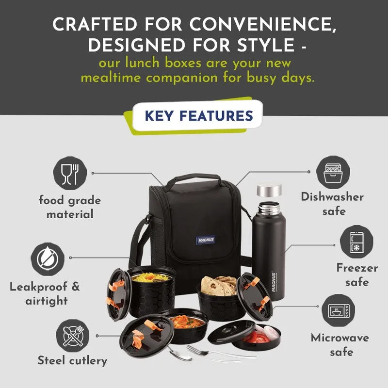 Movix Dash Lunch Box with Lunch Bag - Five Piece Set media 9