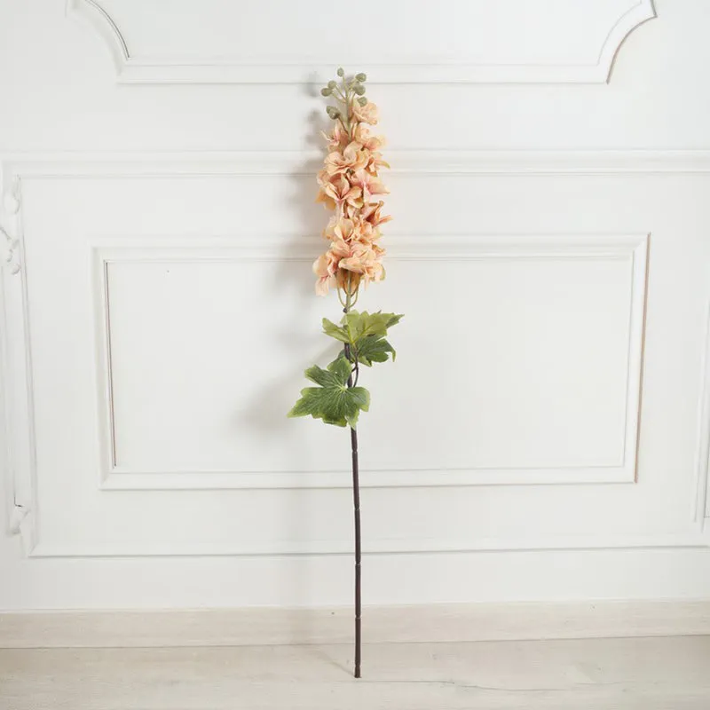 Petalya Wisteria Fabric Artificial Flower - Beige media 3