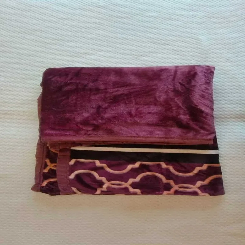 Imperial Abstract Woolen Blanket (Brown) - 350 GSM media 6