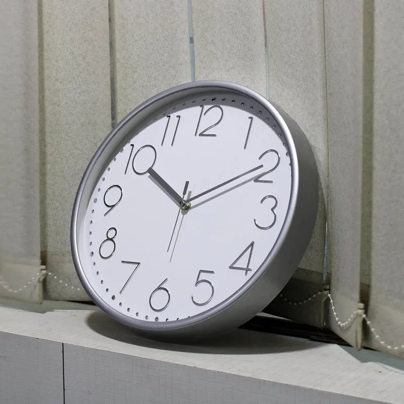 Tynox Analog Wall Clock - Grey, White media 1