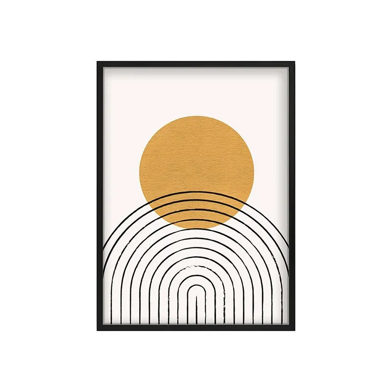 Radiant Balance Canvas Wall Painting With Black Frame media 3