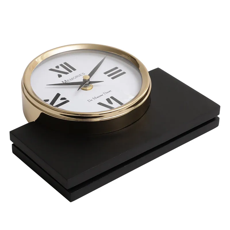 Rivara Table Clock - Black media 4