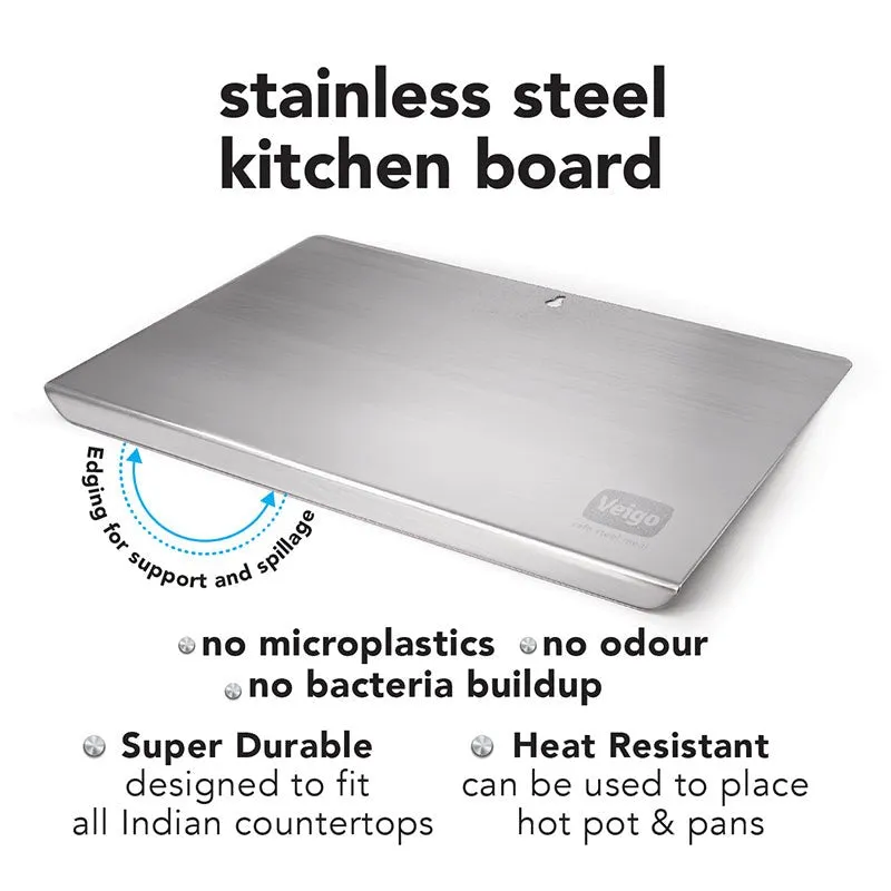 Premium Stainless Steel Chopping Board for Kitchen media 7