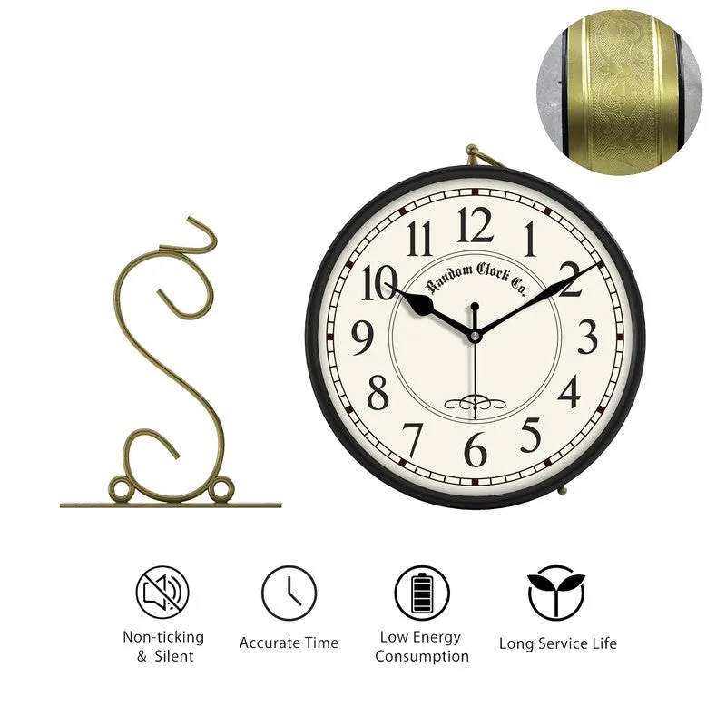 Regalyn Double Sided Wall Clock media 7