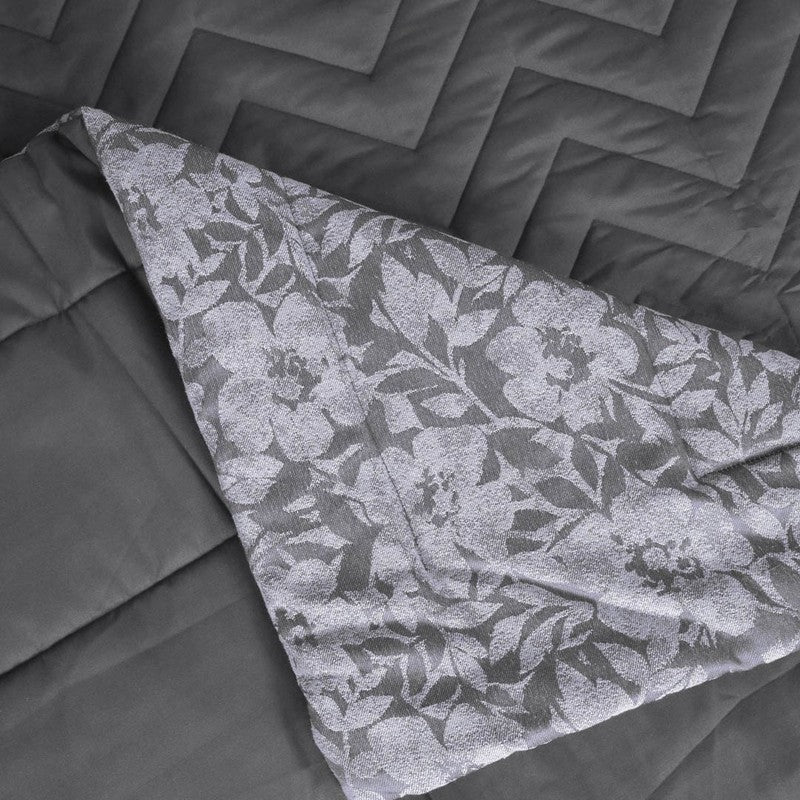 Grey Kanan Reversible Comforter media 5
