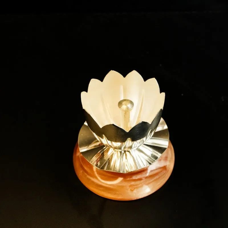 Luminique German Silver Diya with Gift Box media 4