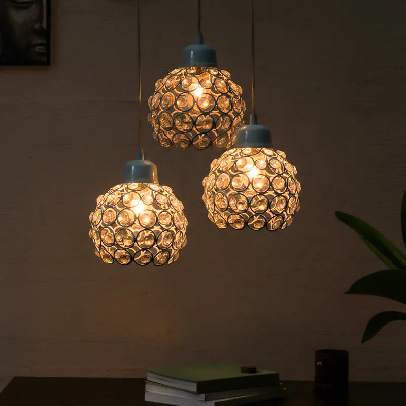 Lousie Cluster Pendant Lamp - White media 1