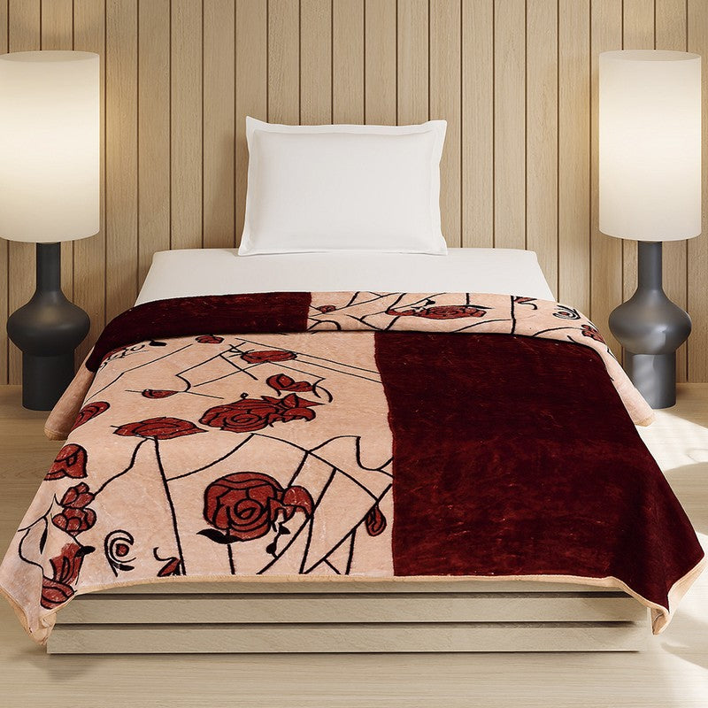 Monte Carlo Petal Plush Blanket - 540 GSM