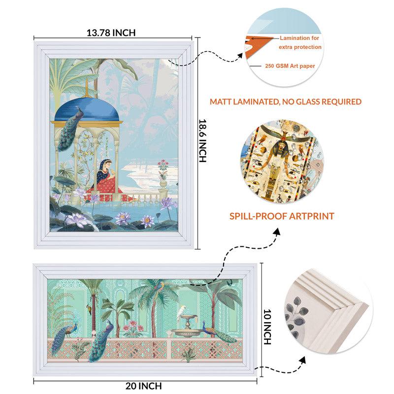 Raja Rani Allure Wall Art - Set of Four media 5
