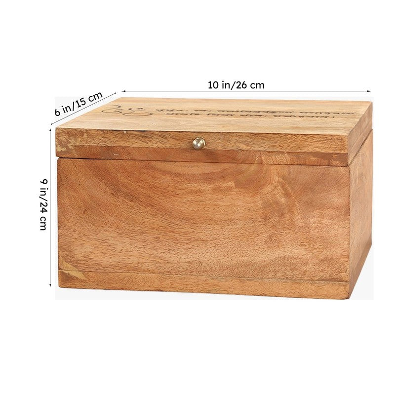 Earth Lide Mango Wood Storage Box media 7
