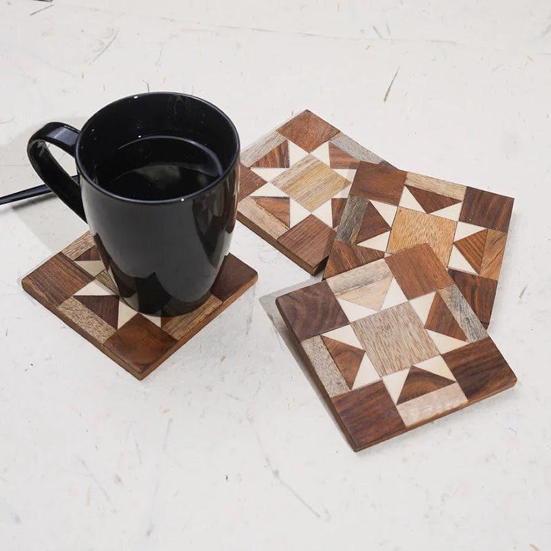 Boho Abstract Coaster - Set Of Four