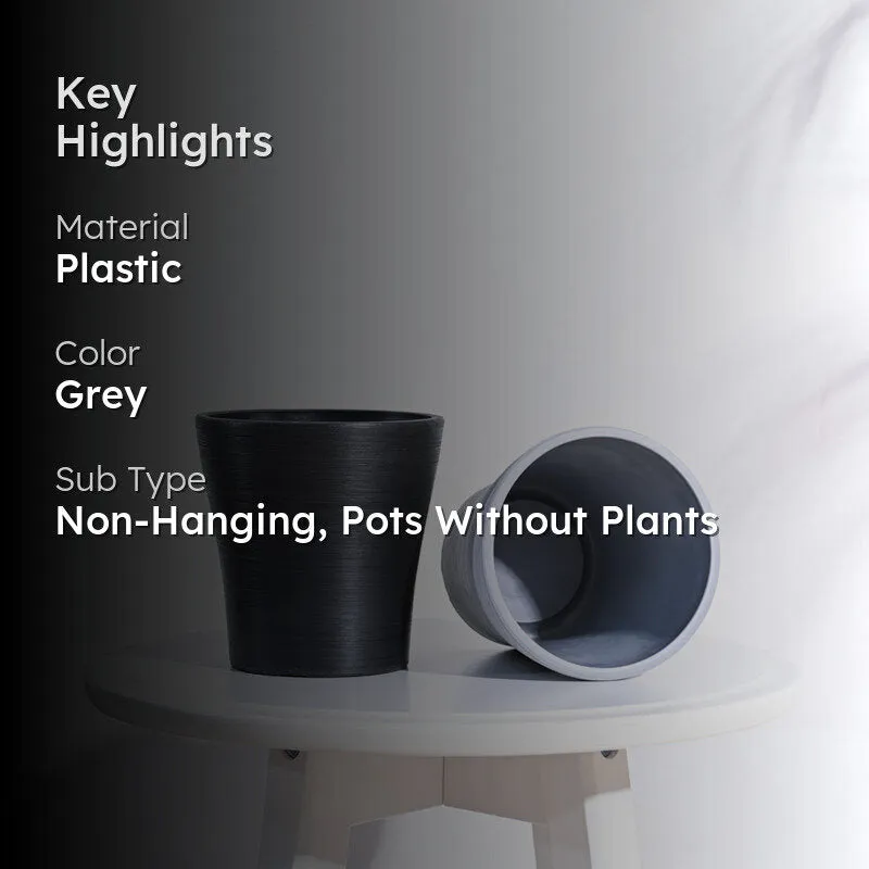UGAOO Tivoli Planter for Home & Balcony Garden- Light Grey media 2