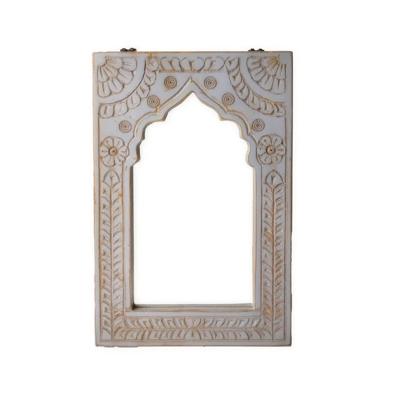 Tazva Decorative Mango Wood Wall Mirror media 4