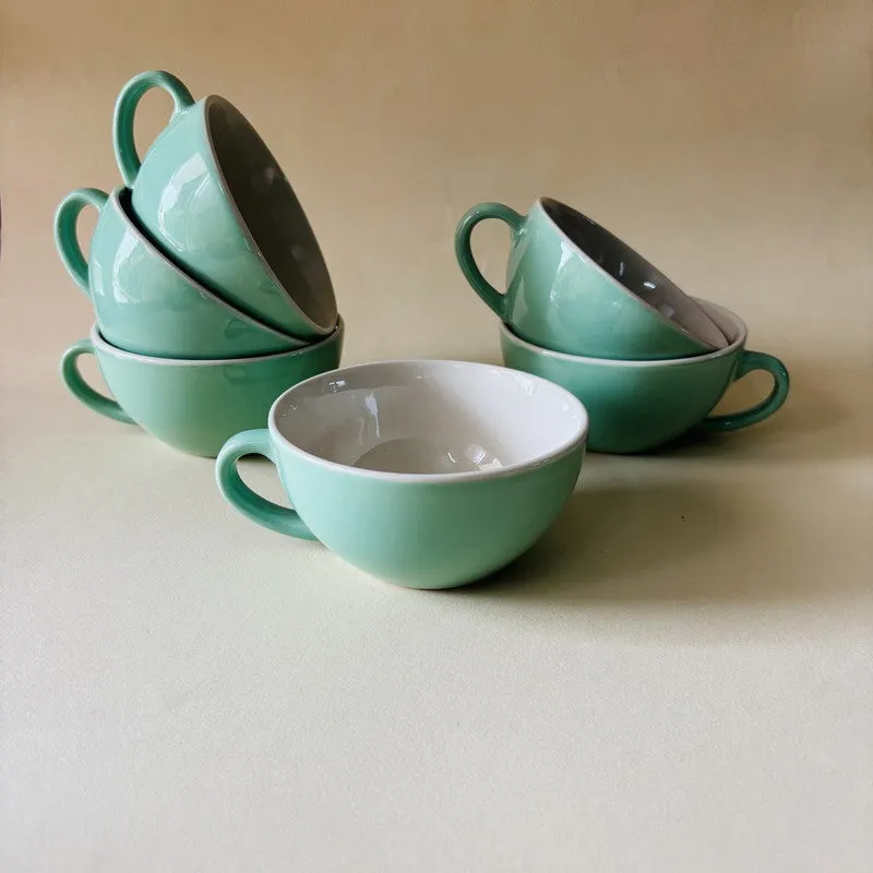 Zen Ceramic Tea Cup (240 mL Each) - Set Of Six media 7