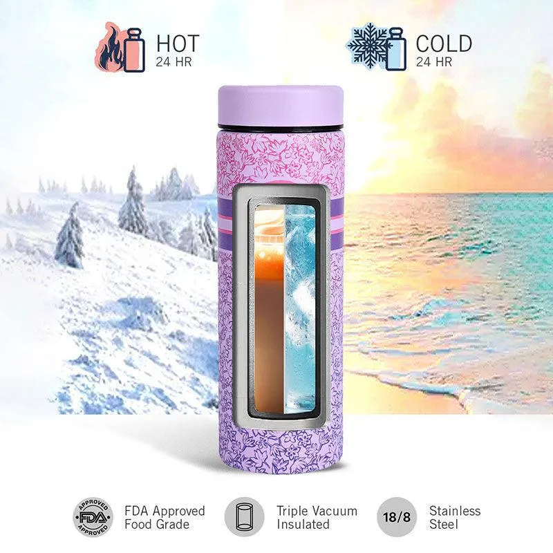 Nautica lan Hydro Insulated Stainless Steel Hot & Cold Travel Bottle - 500 mL media 5
