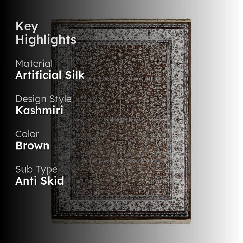 Sufiya Art Silk Carpet media 2