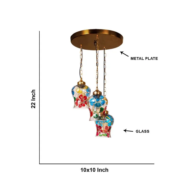Vibrance Glass Ceiling Lamp - Multicolor media 6
