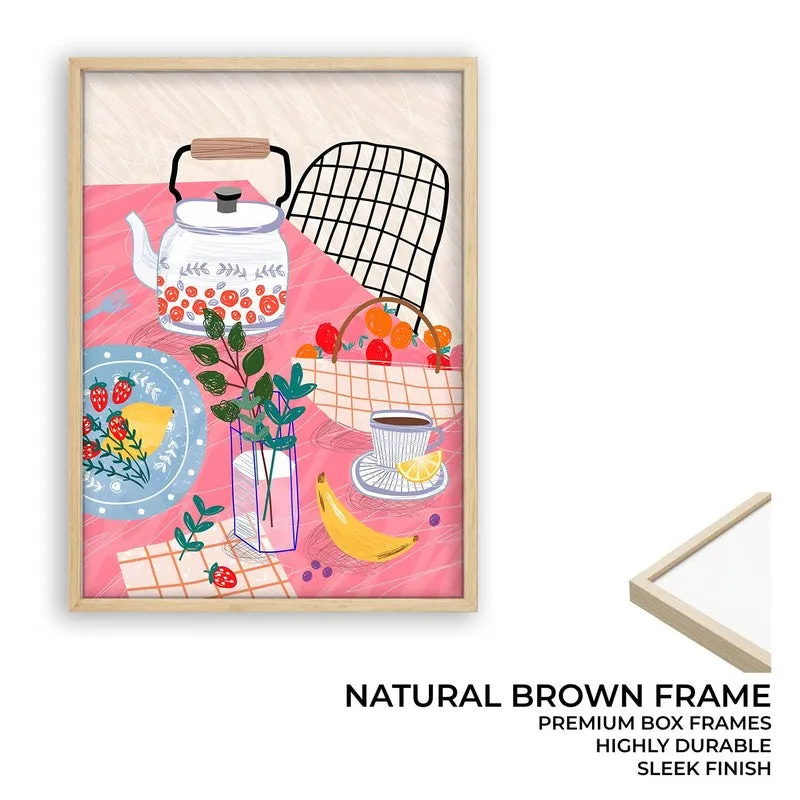 FineDining Archival Canvas Wall Art - Brown media 9