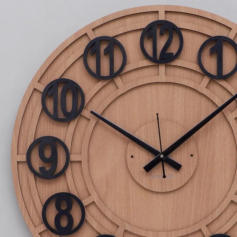 Balencia Wall Clock - Brown media 3