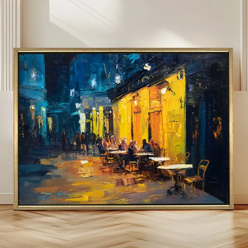 Cozy Corner Canvas Wall Painting With Frame media 4