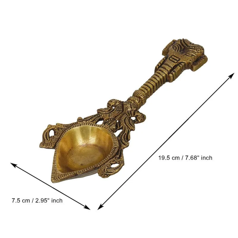Kripa Ethnic Diya With Handle media 4