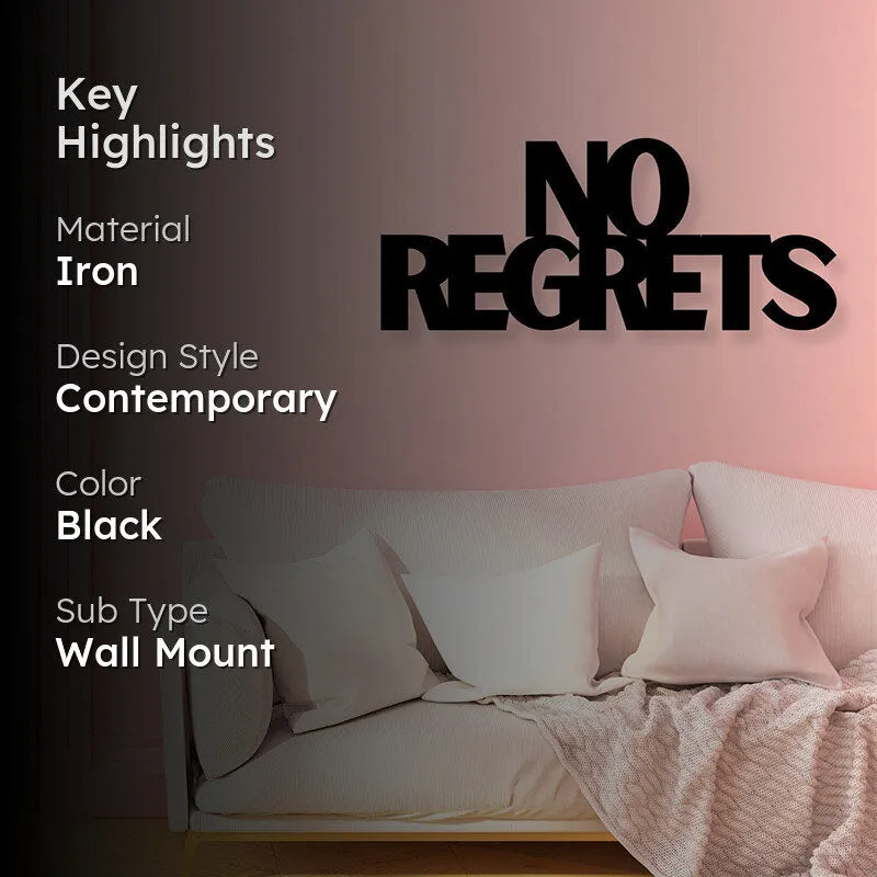 No Regrets Iron Wall Accent media 2
