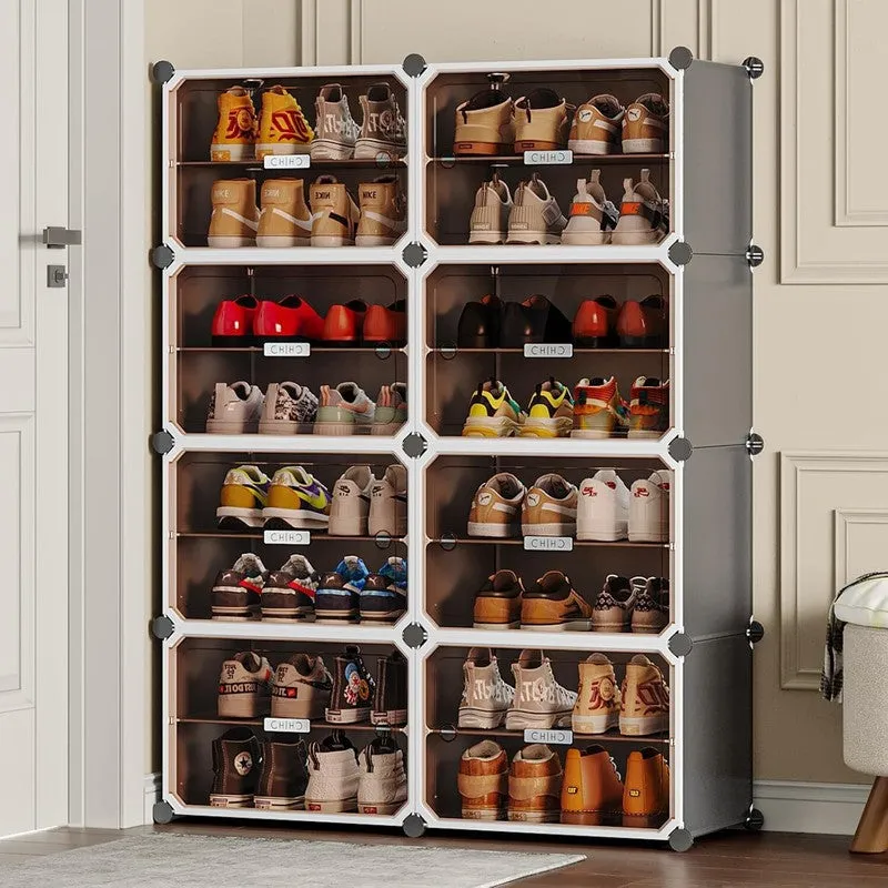 Pavement Brown Plastic & Metal Shoe Racks media 3