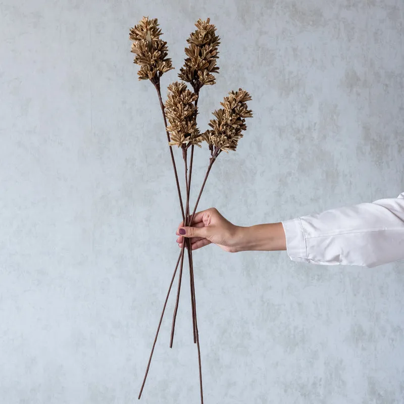Eirette Handmade Artichoke Stick (Brown) - Set Of Five media 1