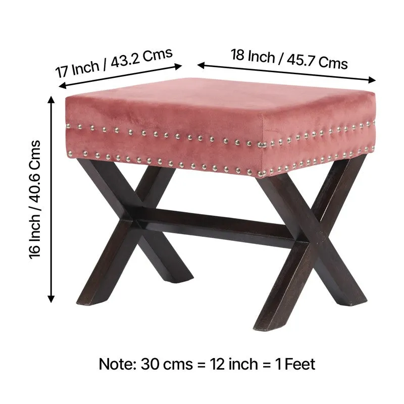 Kavex Sheesham Wooden Bench - Pink media 10