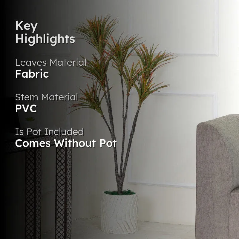 Artificial Green Yucca Plant Without Pot - 5.2 Feet media 2