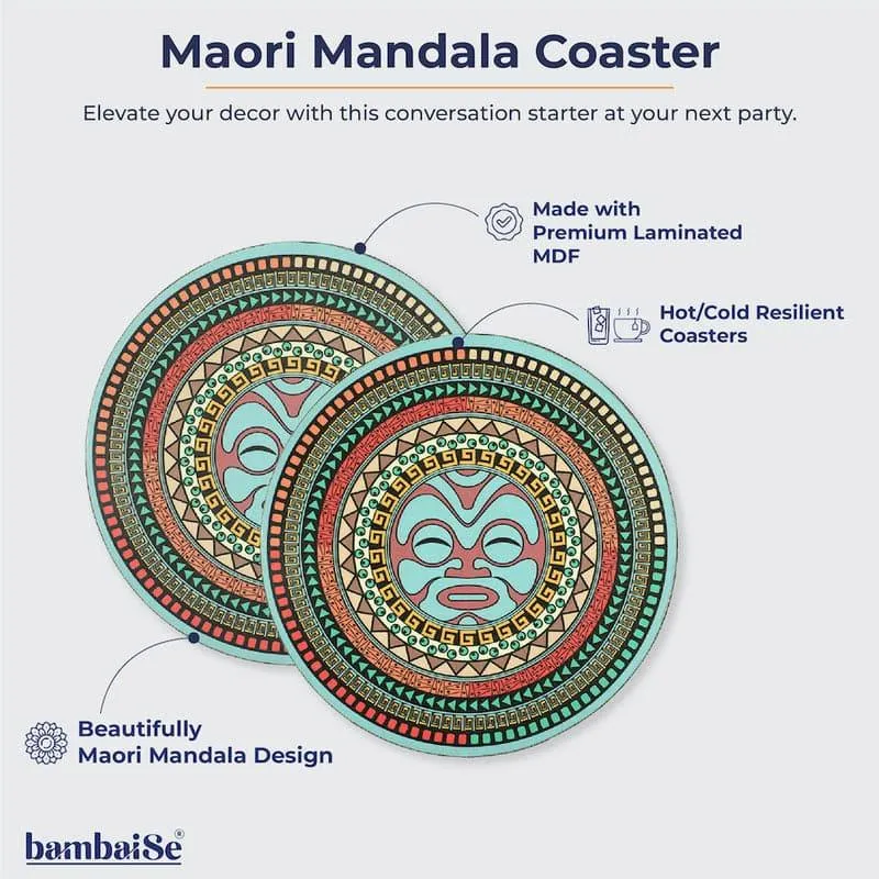 Buna Maori Mandala Trivet - Set Of Four media 6