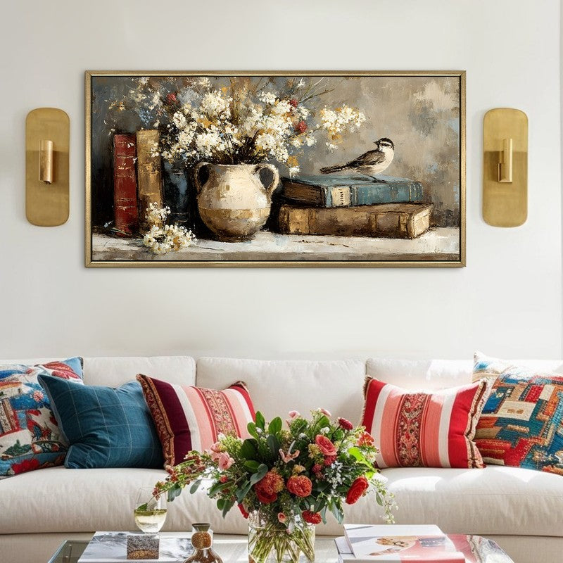 Artful Canvas Wall Painting With Frame