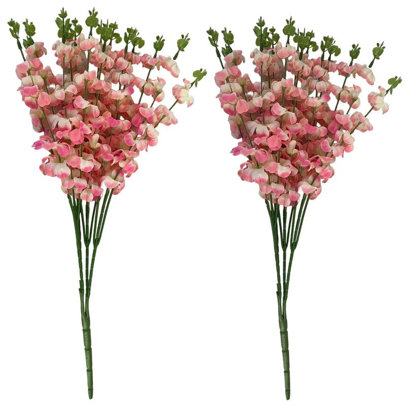 Faux Ansita Artificial Flower Stick - Set Of Two media 4